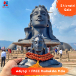 Adiyogi + FREE Original Rudraksha Mala